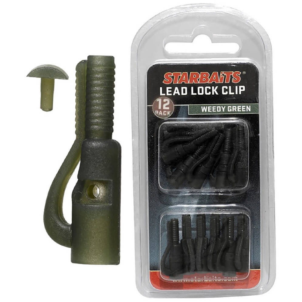Klip StarBAITS Lead Lock Clip barva hnědá
