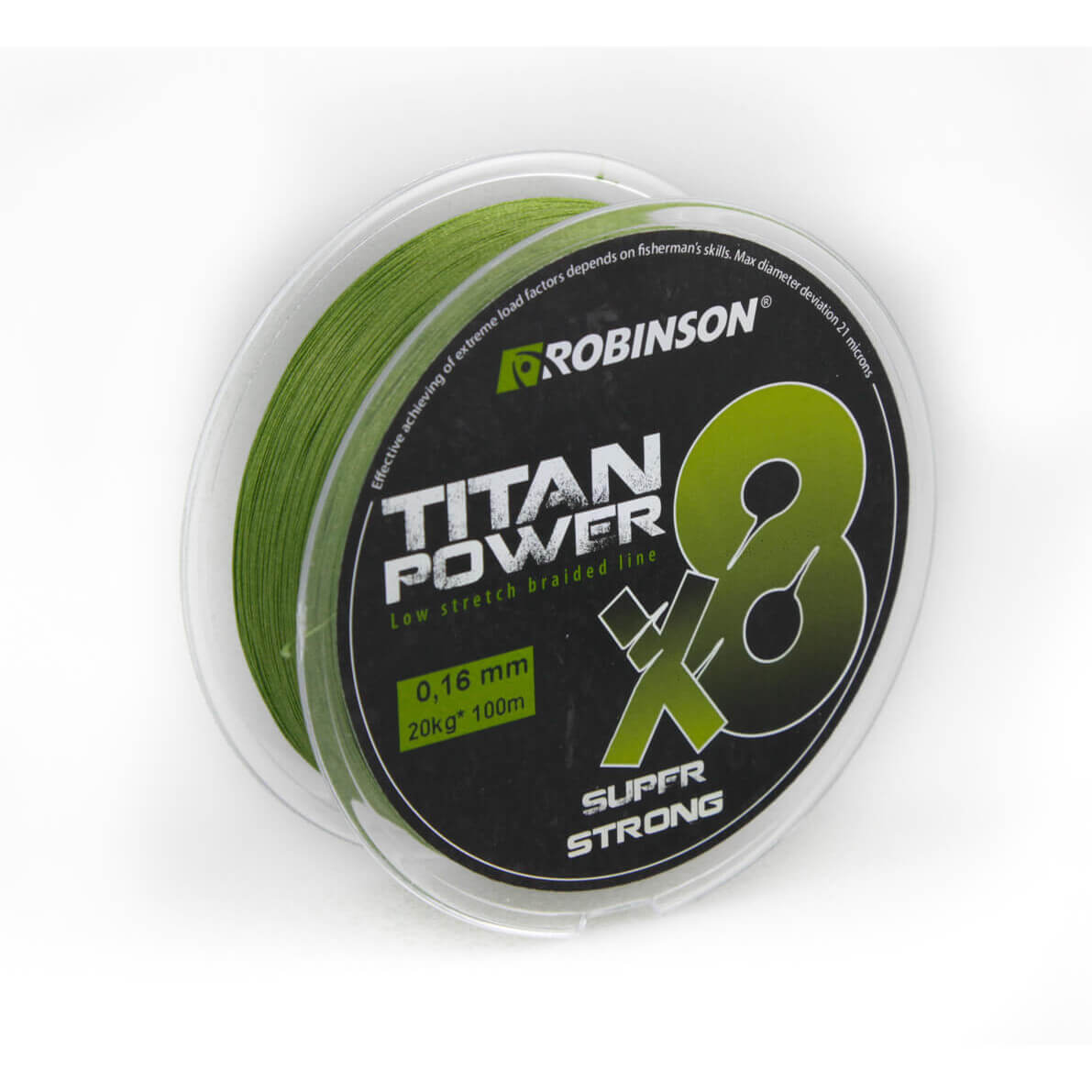 Šňůra ROBINSON Titan Power X8 průměr 0,08mm, nosnost 7,5kg