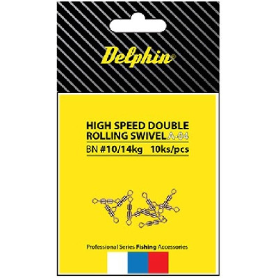 Dvojobratlík DELPHIN High Speed Double Rolling Swivel vel. 8, nosnost 19kg