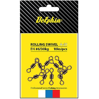 Obratlík DELPHIN Rolling Swivel vel. 4, nosnost 35kg