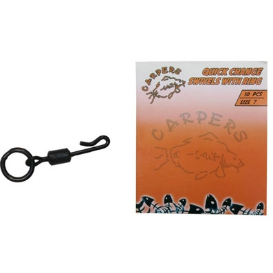 Rýchloklip s kroužkem Quick Change Swivels With Ring