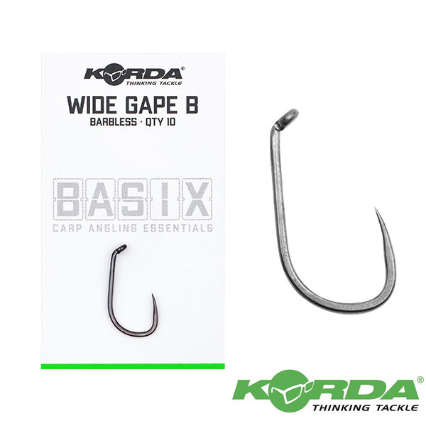 Háčky Basix Wide Gape Barbless