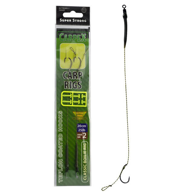 Hotová montáž CARPEX Classic Rig vel. 8, nosnost 15lb