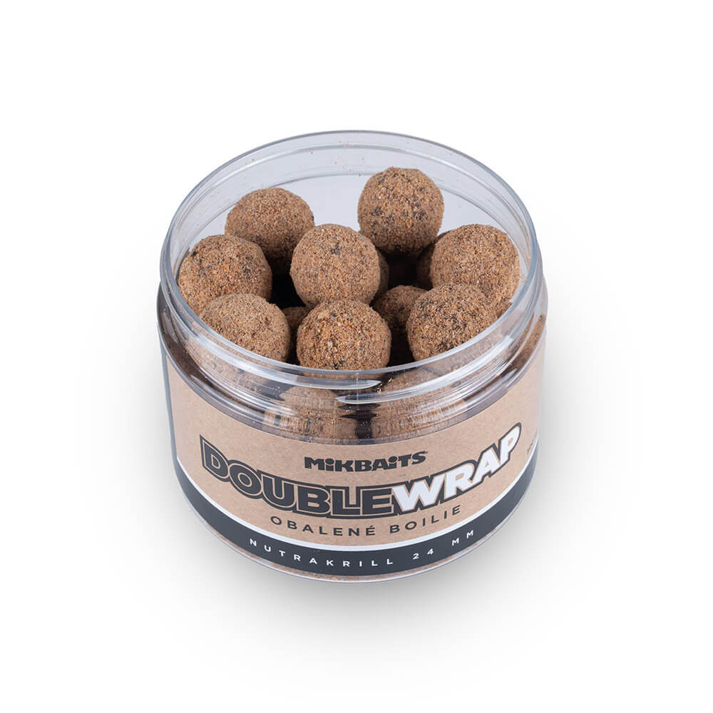 Obalené MIKBAITS Maniaq Double Wrap NutraKrill, 500 ml průměr 20 mm