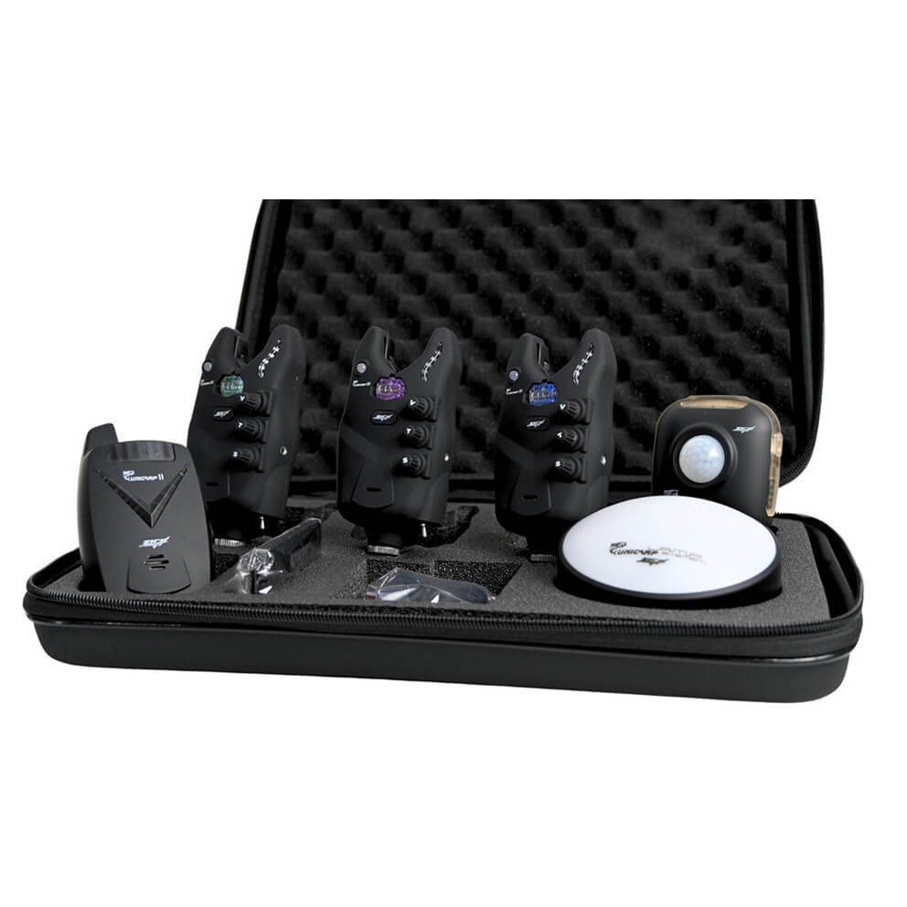 SET 3 signalizátorů ZICO Unicarp III s příposlechem + čidlo + lampa