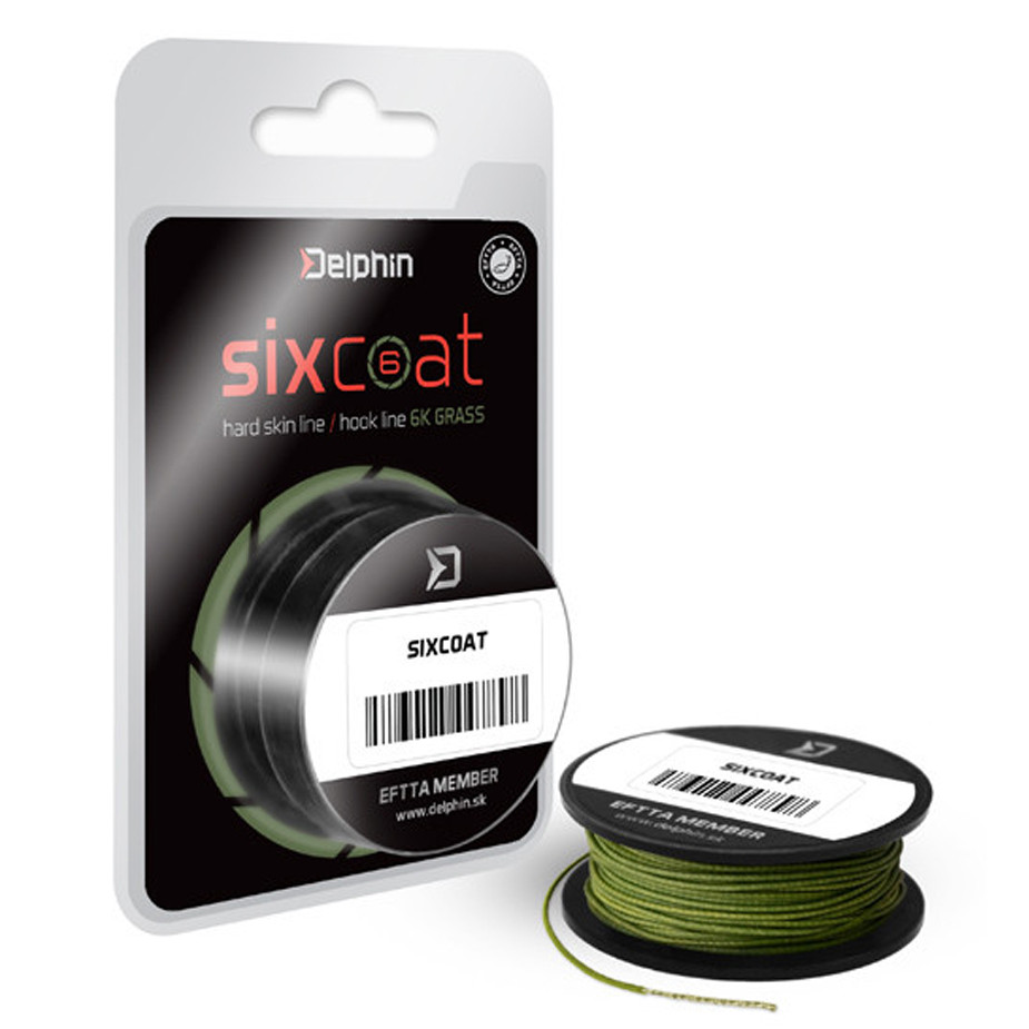 Návazcový šňůra DELPHIN Skin Line Sixcoat Grass balení 5m