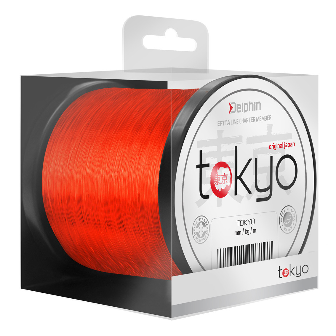 DELPHIN Tokyo oranžový průměr 0,286mm, nosnost 6,40 kg, balení 1200m