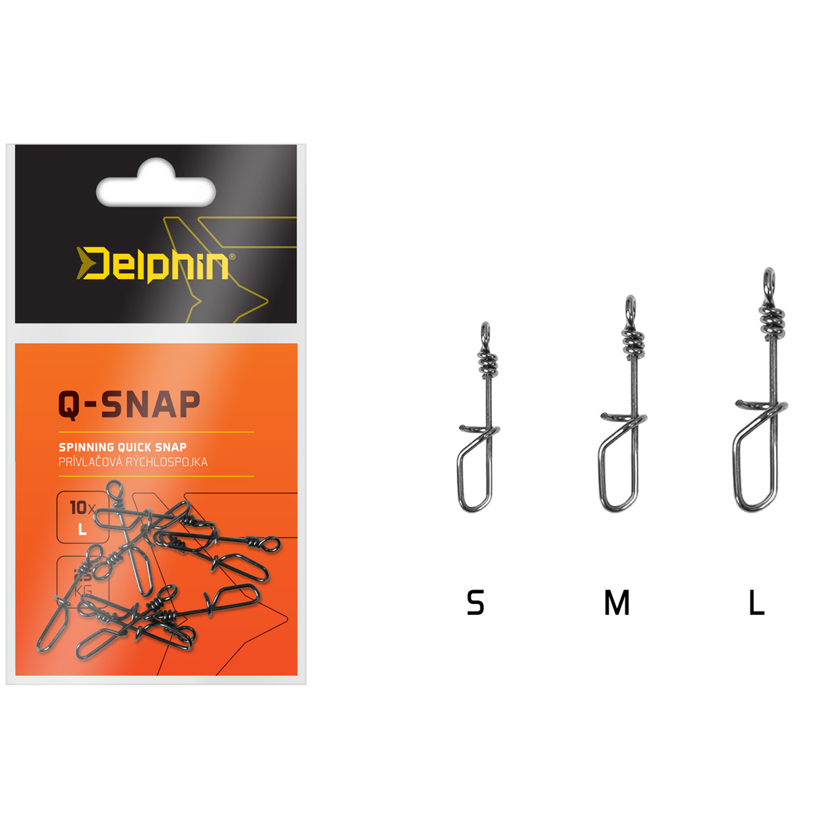 Rychlospojka DELPHIN Q-Snap vel. L, 0,8mm
