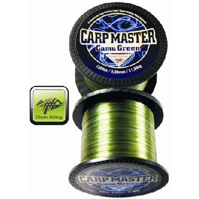 Giants Fishing Carp Master Camou Green průměr 0,22mm/ 6,00kg