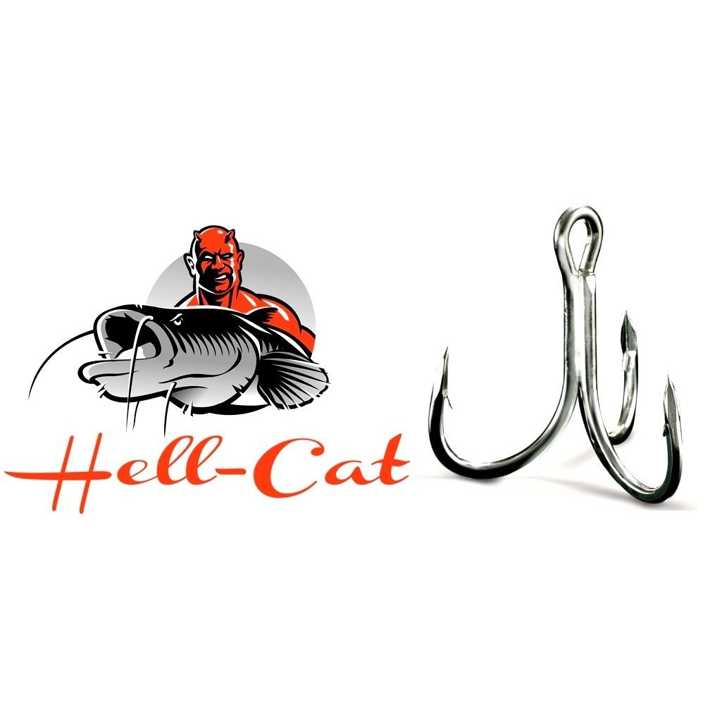 Trojháčky HELL-CAT 6x Strong vel. 2/0