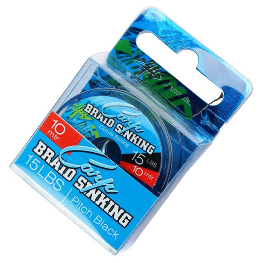 Splétaná šňůra GIANTS FISHING Carp Braid Sinking Pitch Black