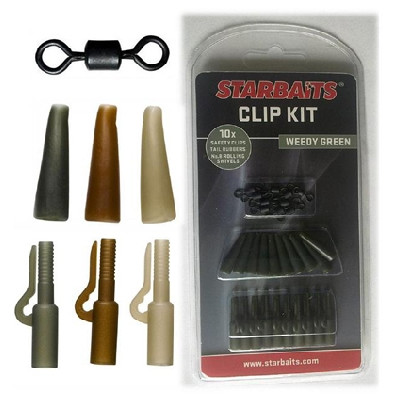 Montáž STARBAITS Clip Kit Set barva hnědá