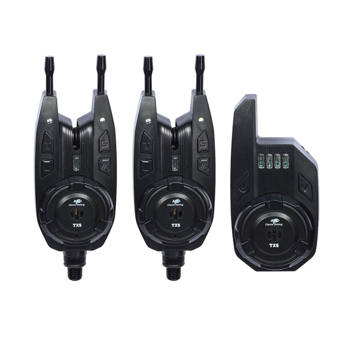 Sada 2 signalizátorů GIANTS FISHING Wireless Set TX5 + příposlech