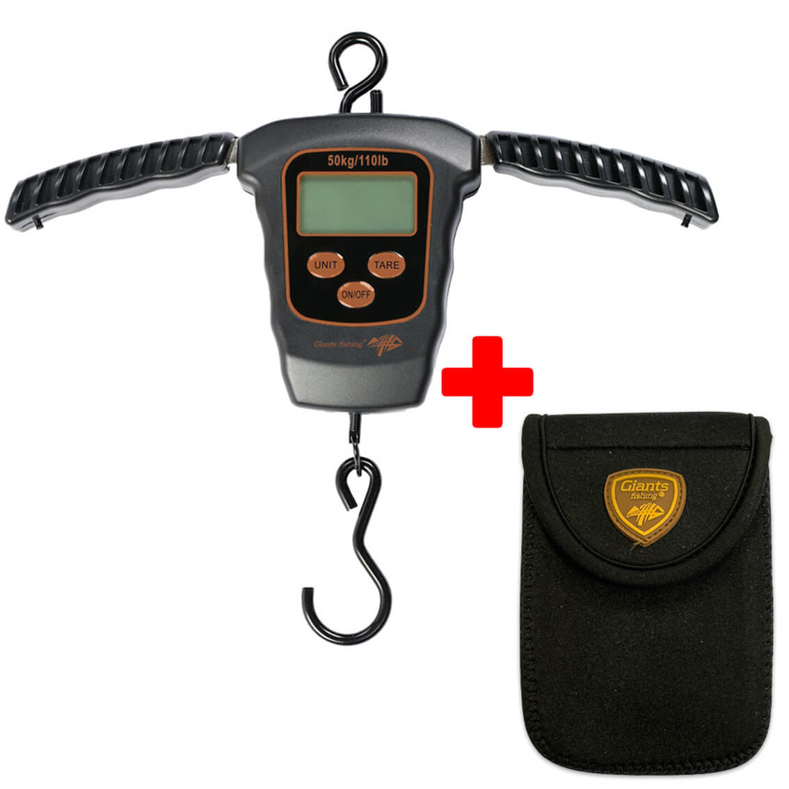 Digitální váha GIANTS FISHING Digital Scale 50kg + neoprenový obal