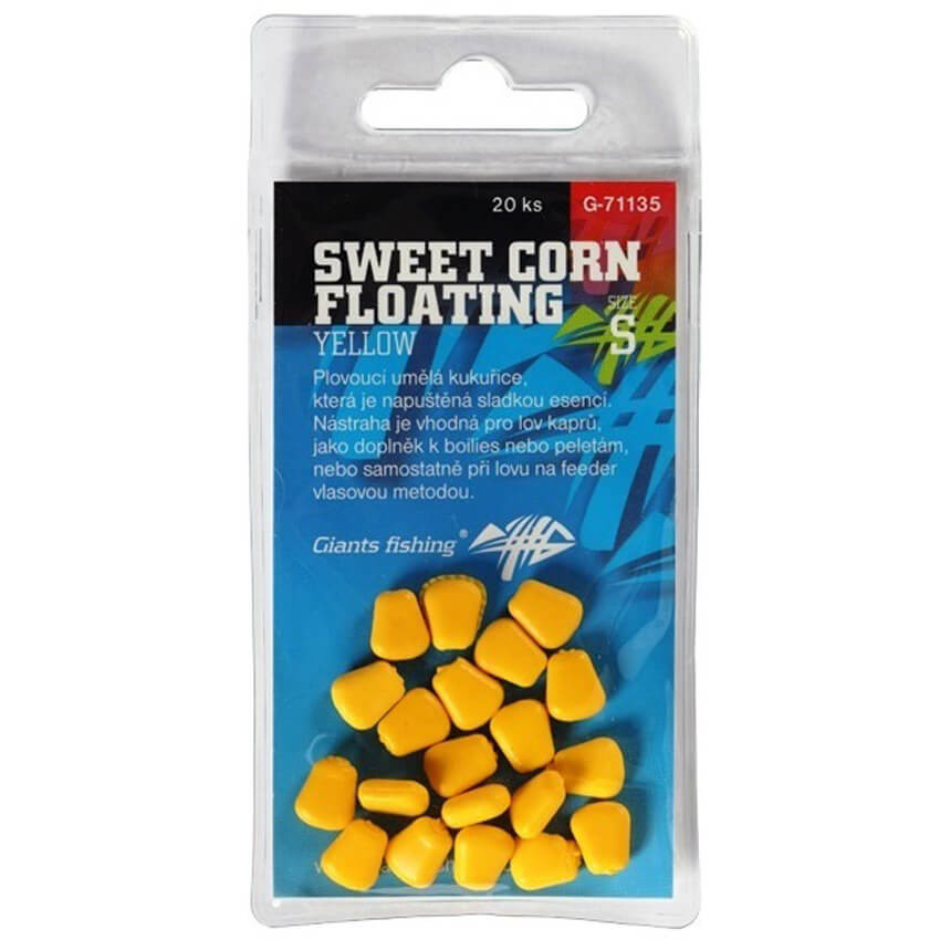 Umělá kukuřice GIANTS FISHING Sweet Corn Floating Yellow vel. L