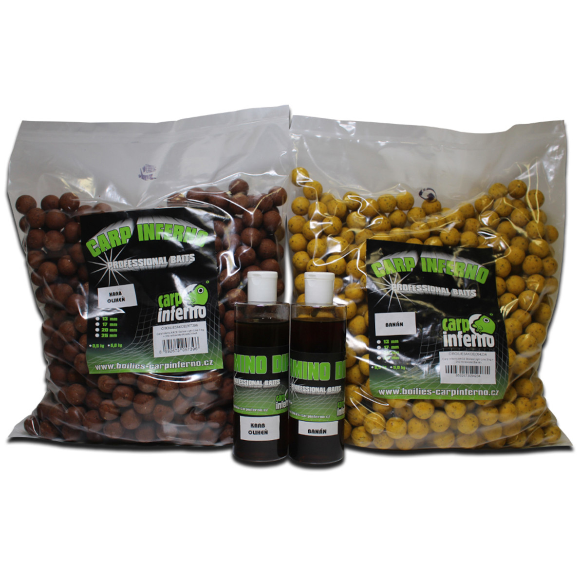 SETCARP INFERNO Light Line 3kg + booster příchuť Krab & Oliheň