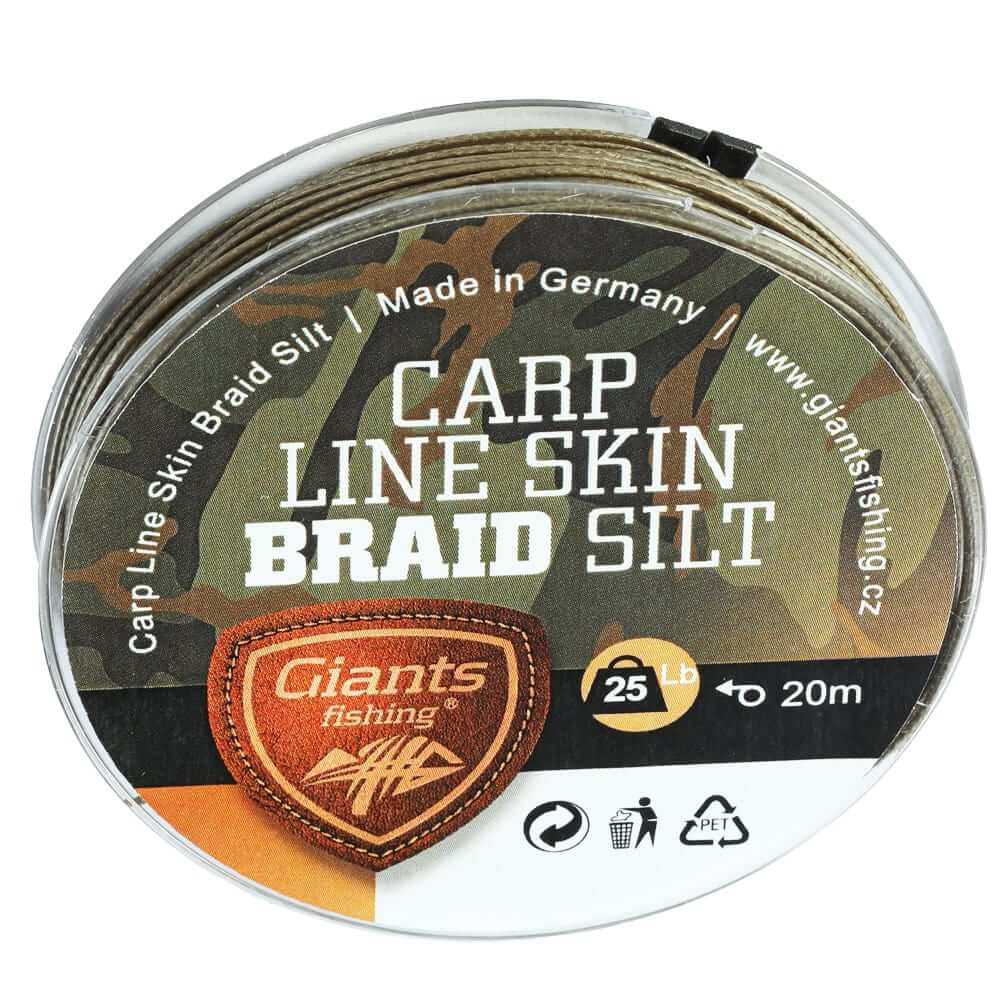 Návazcová šňůra GIANTS FISHING Carp Line Skin Braid Silt