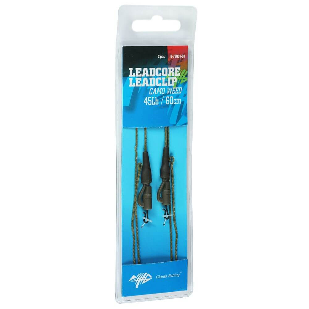 Montáž GIANTS FISHING Leadcore Leadclip Camo Weed