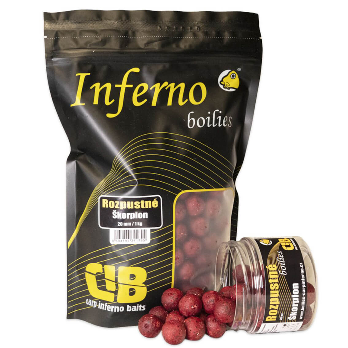Rozpustné Carp Inferno Hot Line Štír balení 1 kg