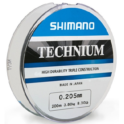 SHIMANO Technium průměr 0,165mm, nosnost 2,60kg/ 5,70lb