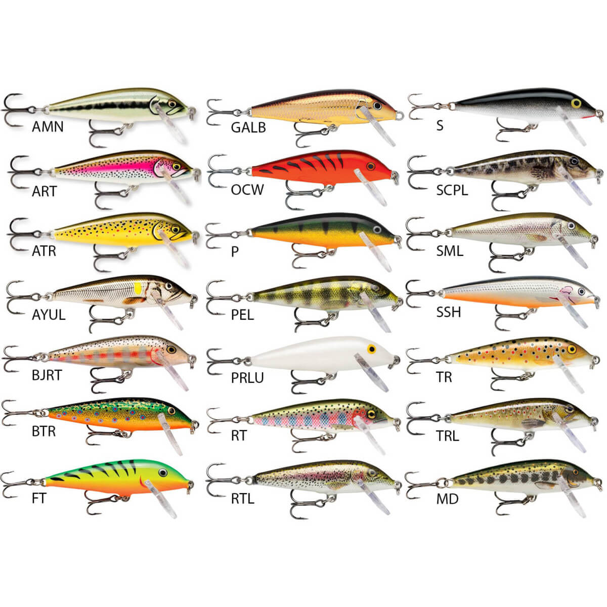 RAPALA Count Down Sinking 05 barva SSH