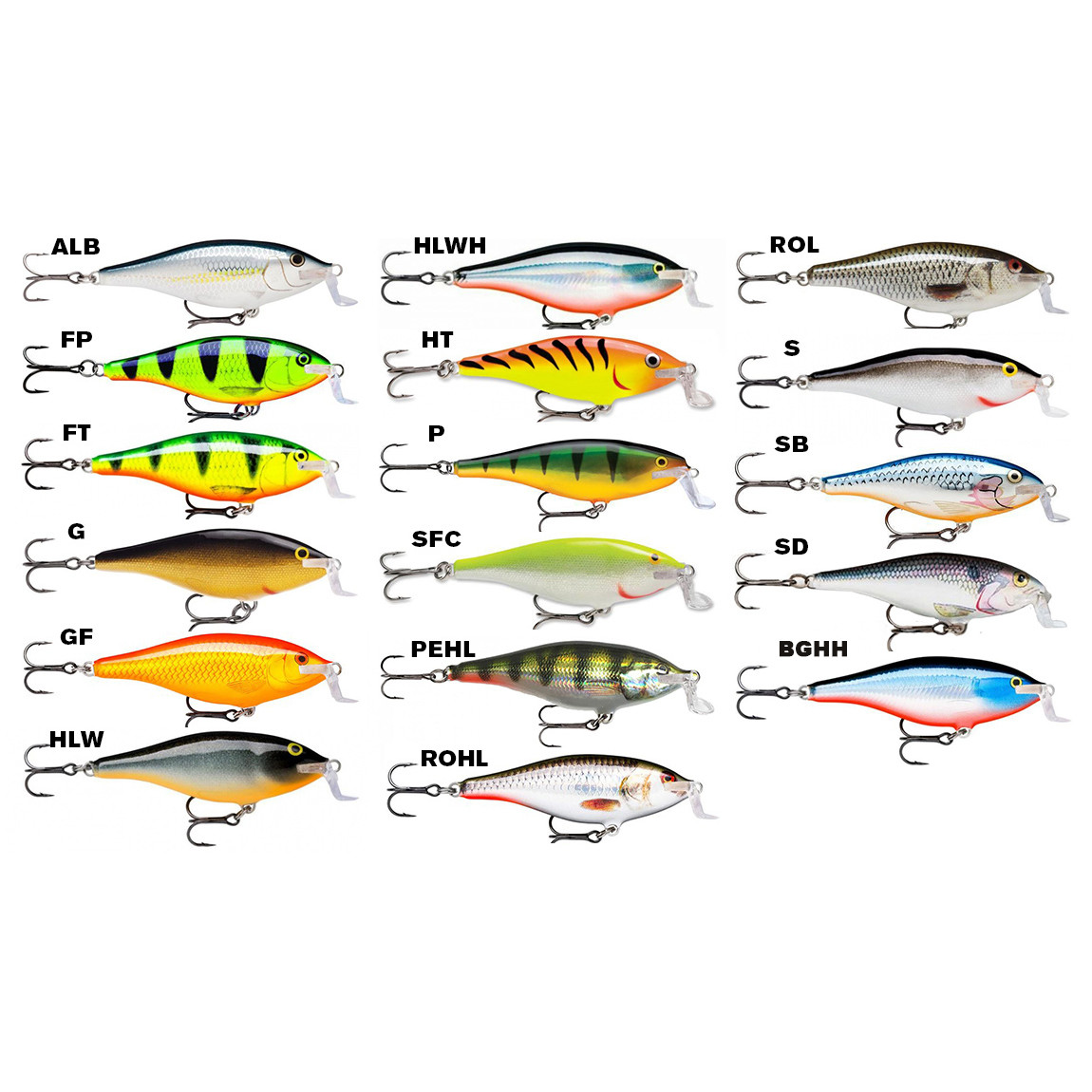 Wobbler RAPALA Shad Rap Shallow Runner 05 barva S