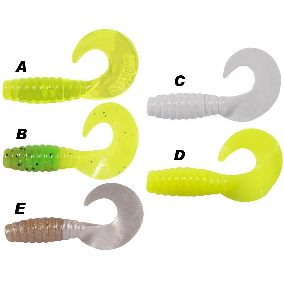 Twister Powerbait Micro Power Grub 5cm D Yellow