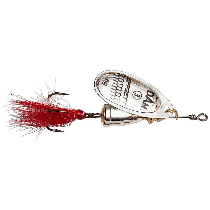 DAM Effzett Executor Dressed Spinner, Sinking, Silver
