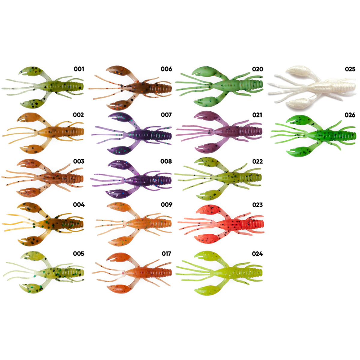 Nástraha FANATIK Raider 2,2", 5,6 cm, 8 ks barva 020
