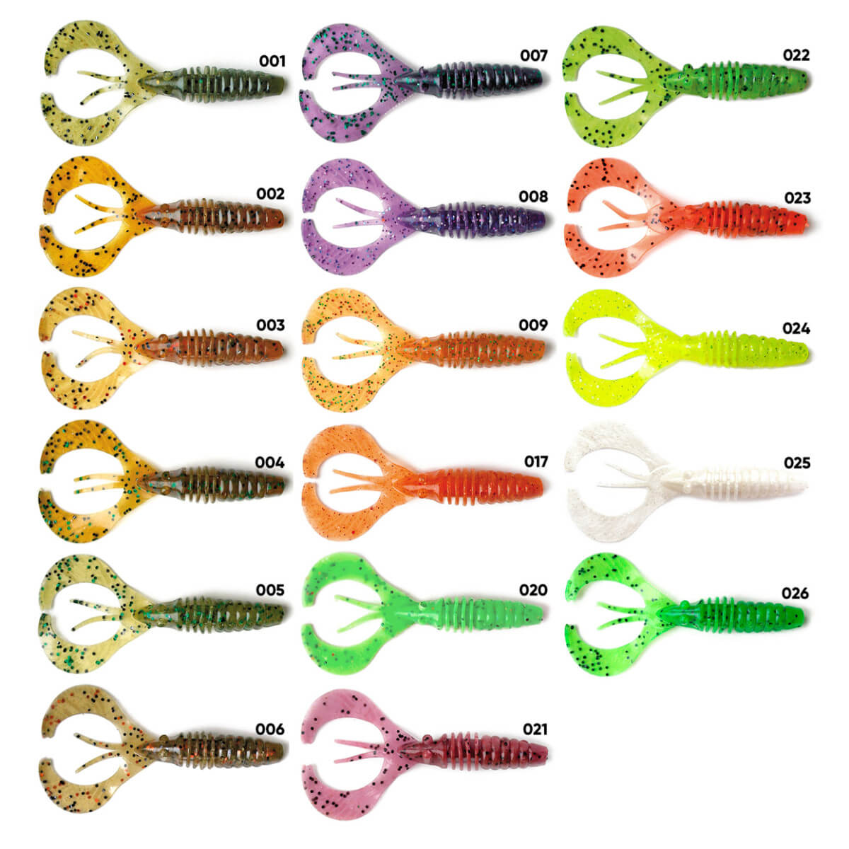 Nástraha FANATIK Lobster 3,6"; 9 cm, 6 ks barva 020