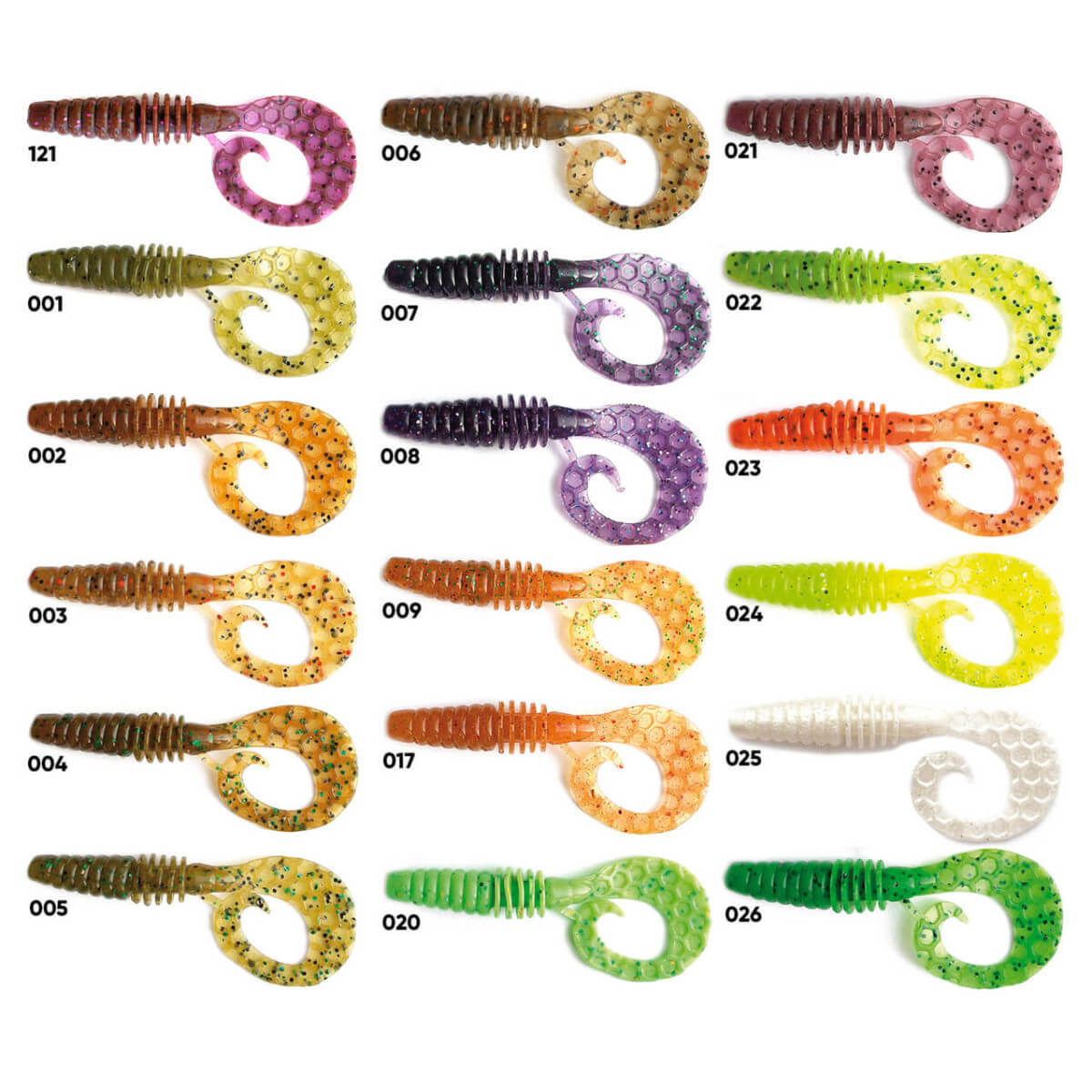 Nástraha FANATIK Viper 2,0"; 5 cm, 10 ks barva 022