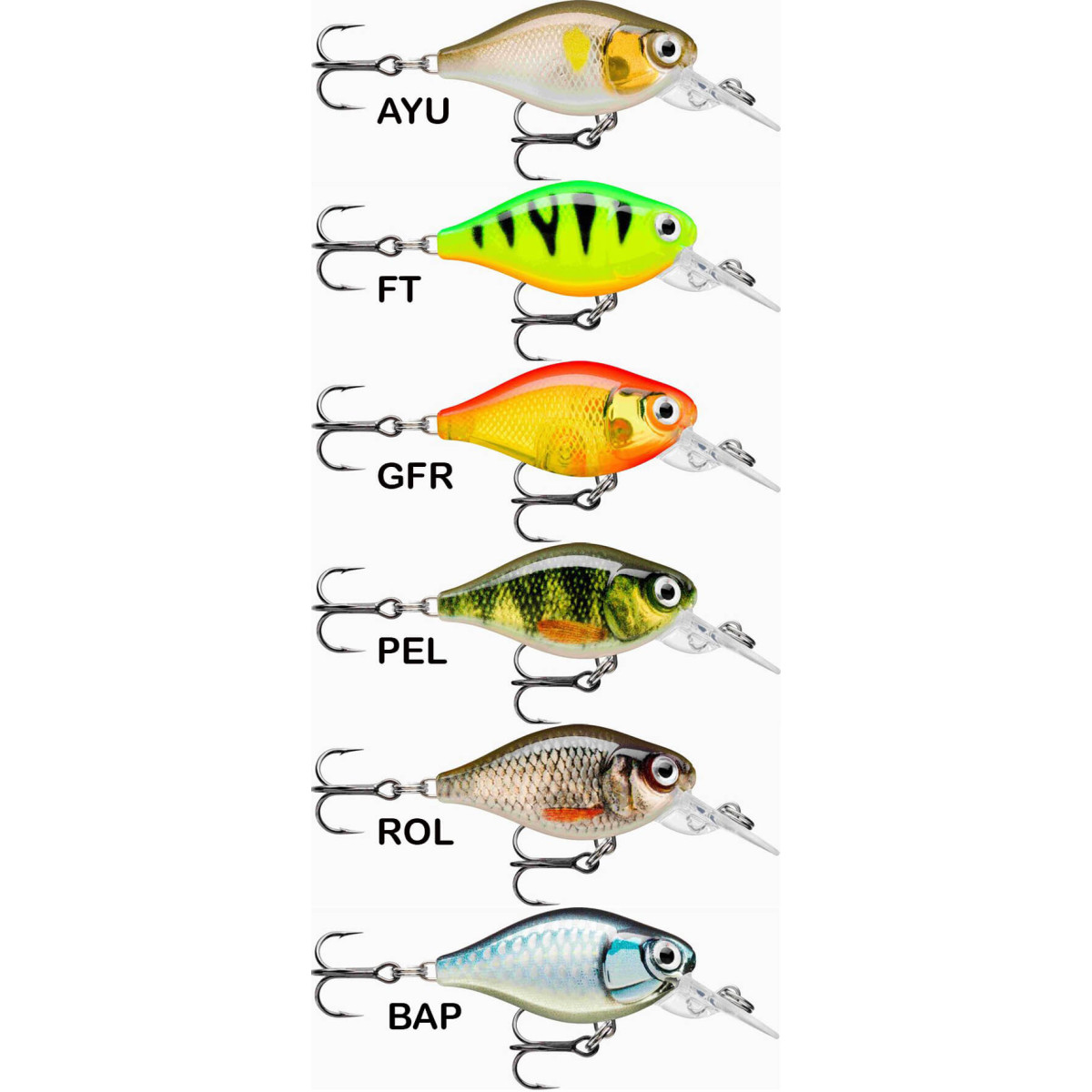 RAPALA X-Light Crank Mid Runner 03 barva AYU