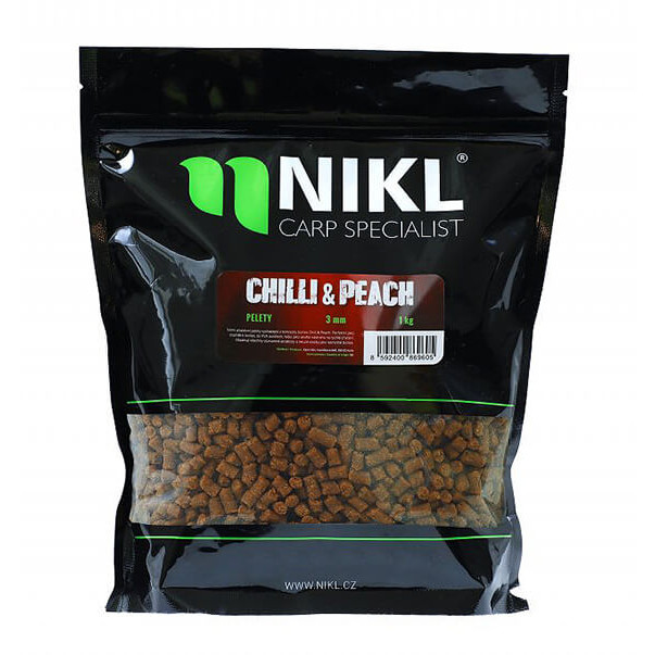 NIKL Chilli & Peach, 1 kg Průměr 3 mm