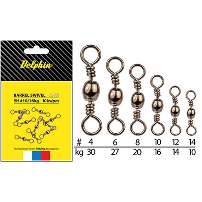 Obratlík DELPHIN Barrel Swivel vel. 4