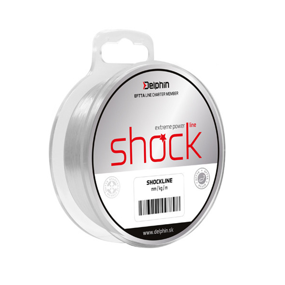 Šokový vlasec DELPHIN Shock Line průměr 0,40mm/ 10,0kg