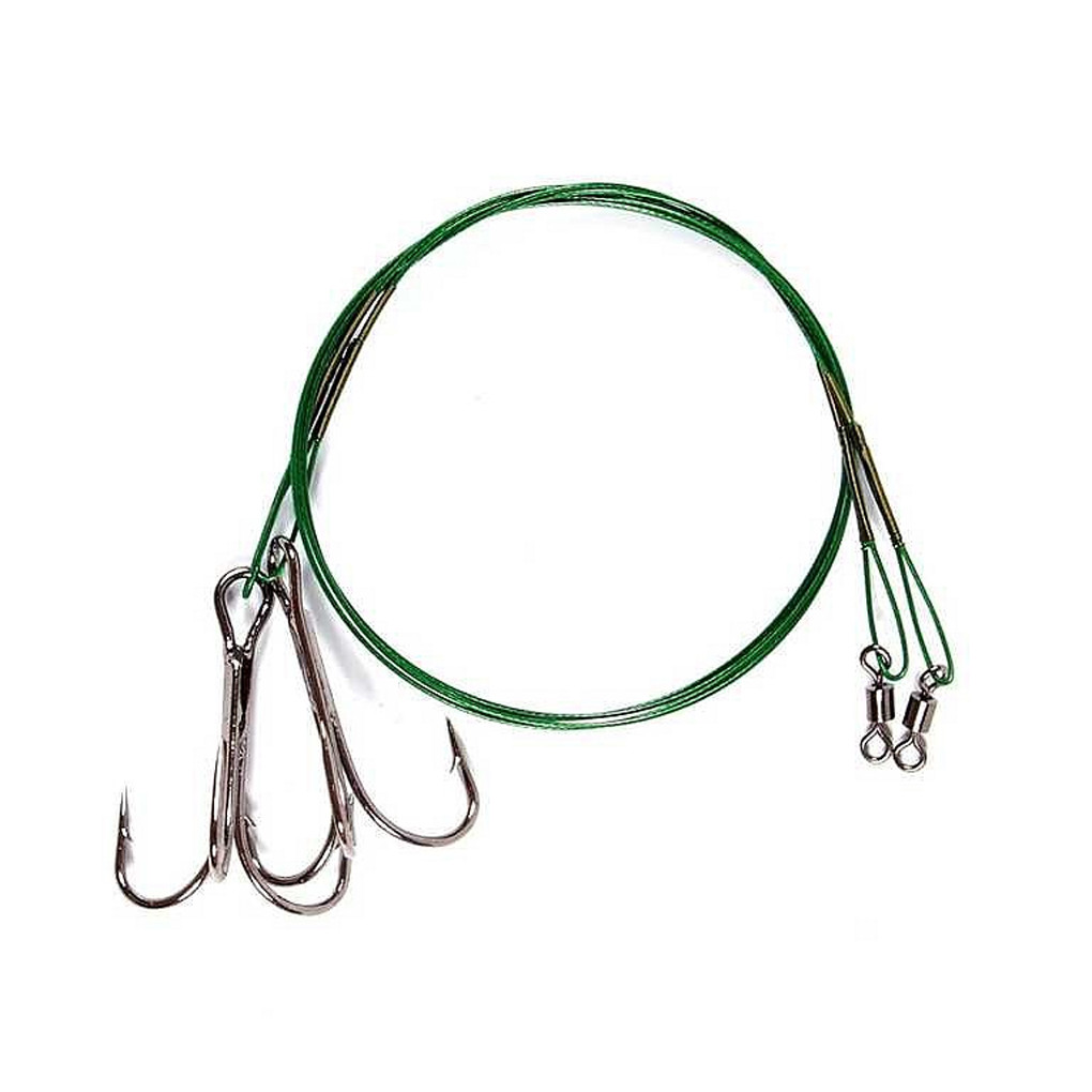 Lanko Wire Leader With Swivel s trojháčikem délka 25cm, nosnost 6 kg