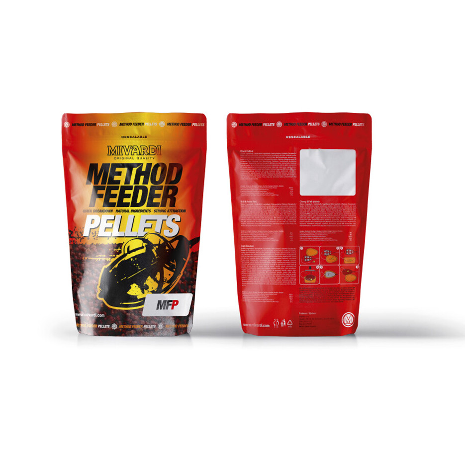 Method Feeder Pellets Black Halibut