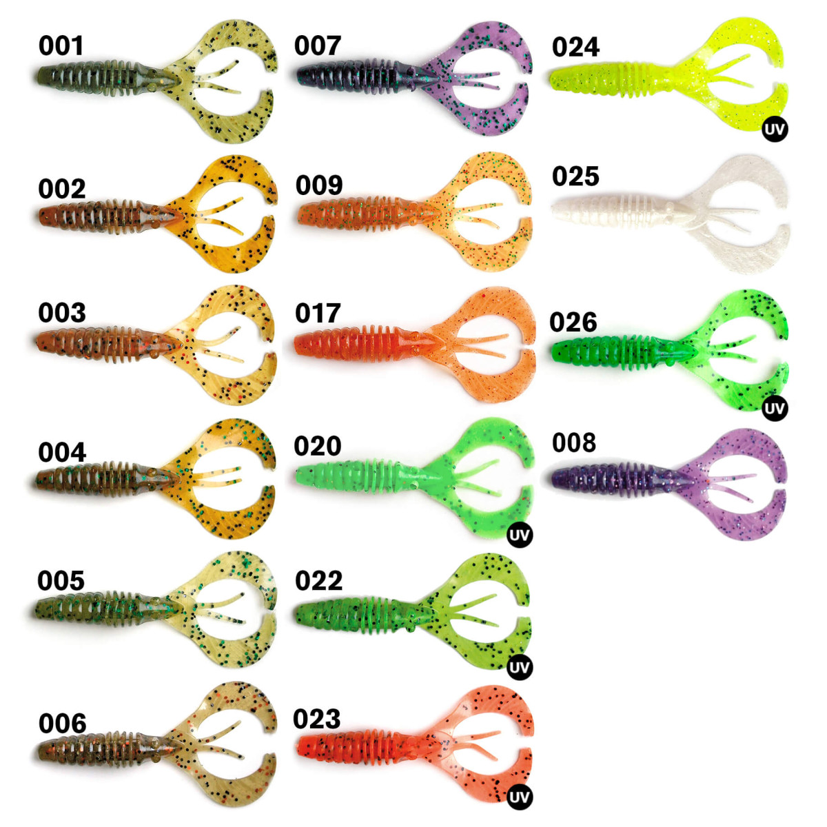 Nástraha FANATIK Lobster 5,6 cm, 8 ks barva 008