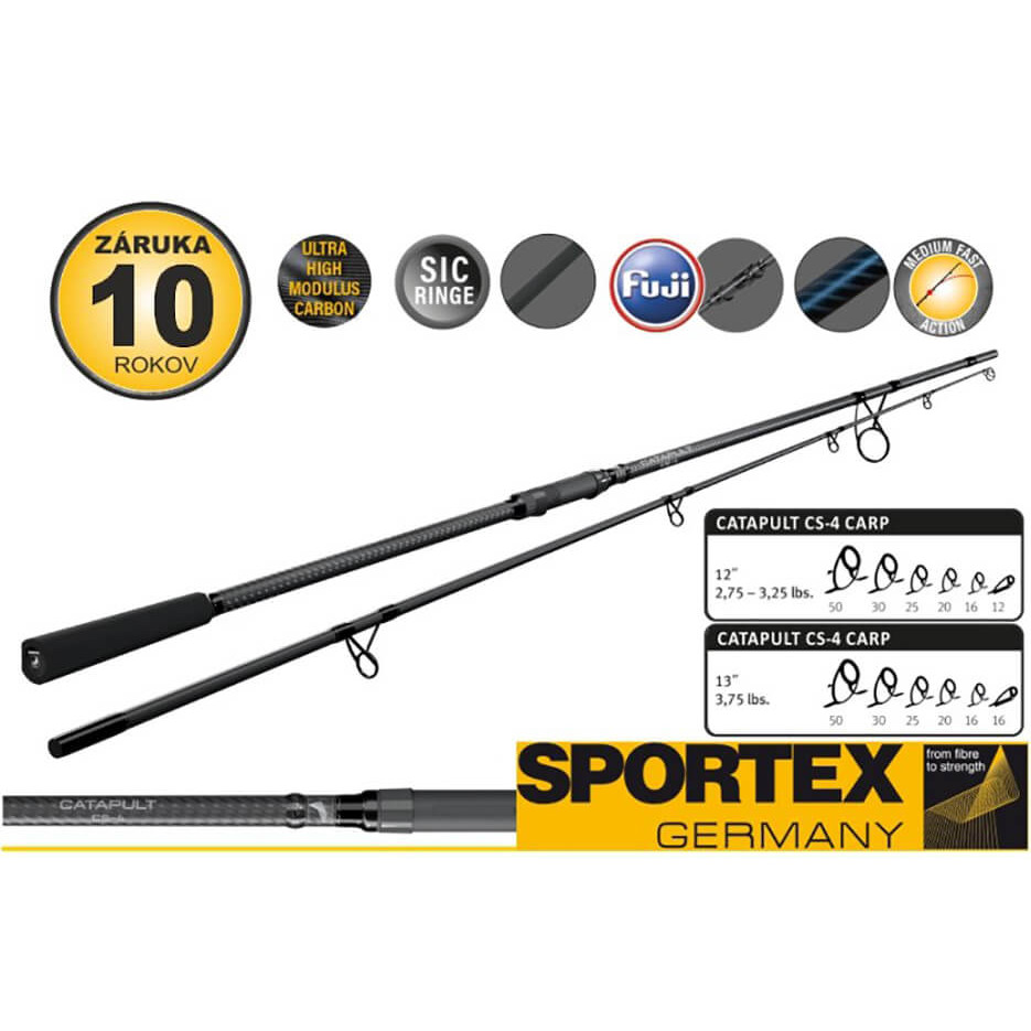 Prut SPORTEX Catapult CS-4 Carp délka 3,66 m, zátež 2,75 lb