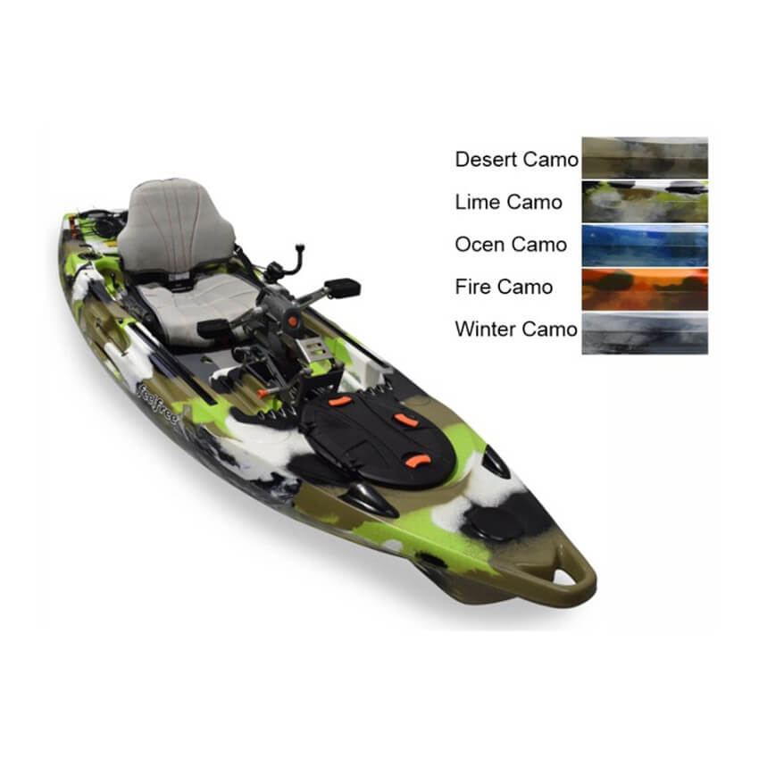 Kajak FEEL FREE LURE 11.5 V2 Overdrive Ready, 352 cm, Fire Camo kajak