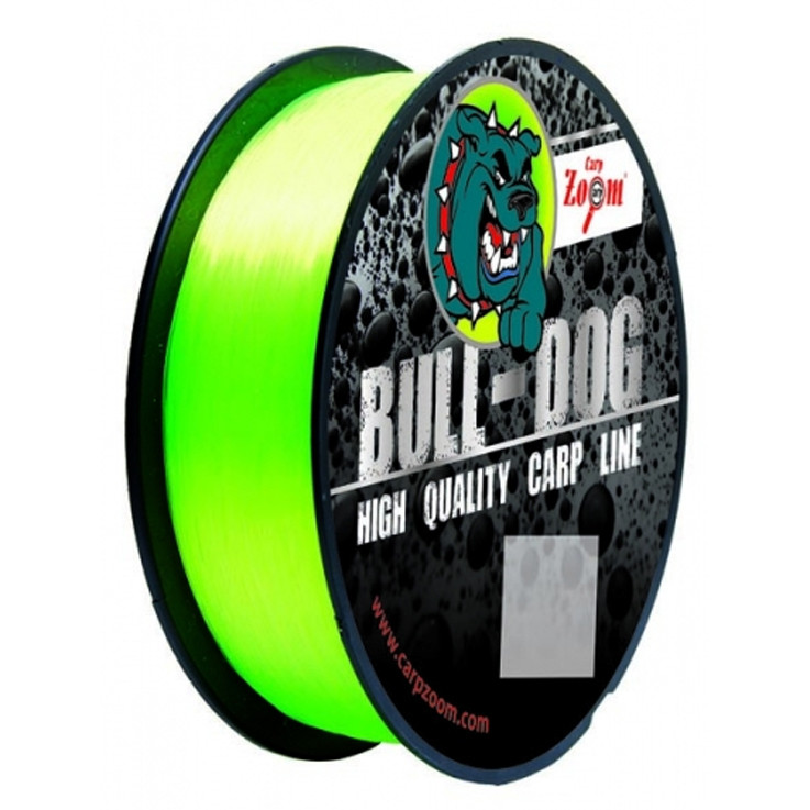 CARPZOOM Bull Dog Fluo průměr 0,25mm, nosnost 8,8kg, balení 1000m