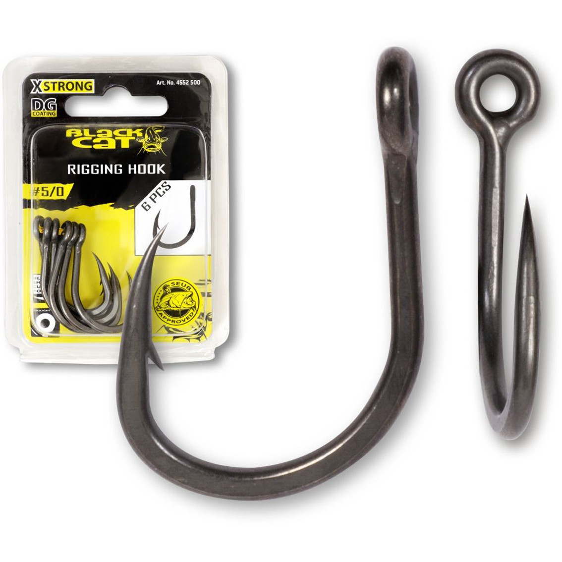Háčky BLACK CAT Rigging DG Coating