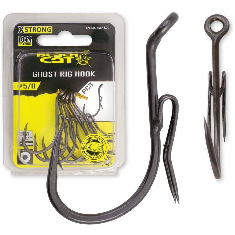Háčky BLACK CAT Ghost Rig DG Coating vel. 6/0