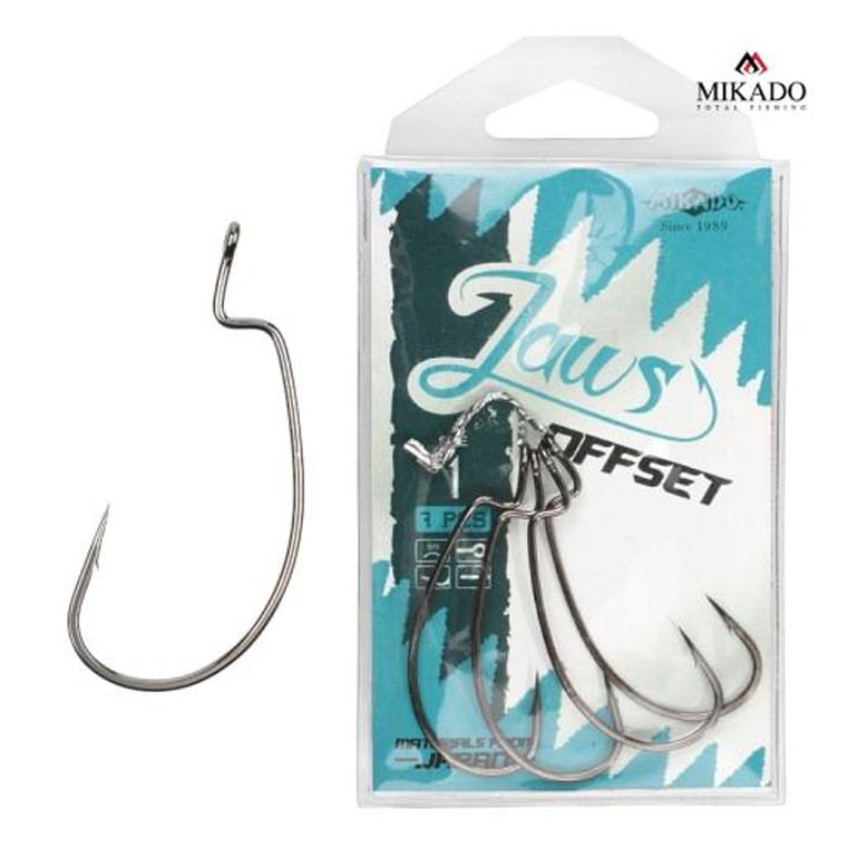Háčky MIKADO Jaws Offset vel. 1/0, balení 7ks