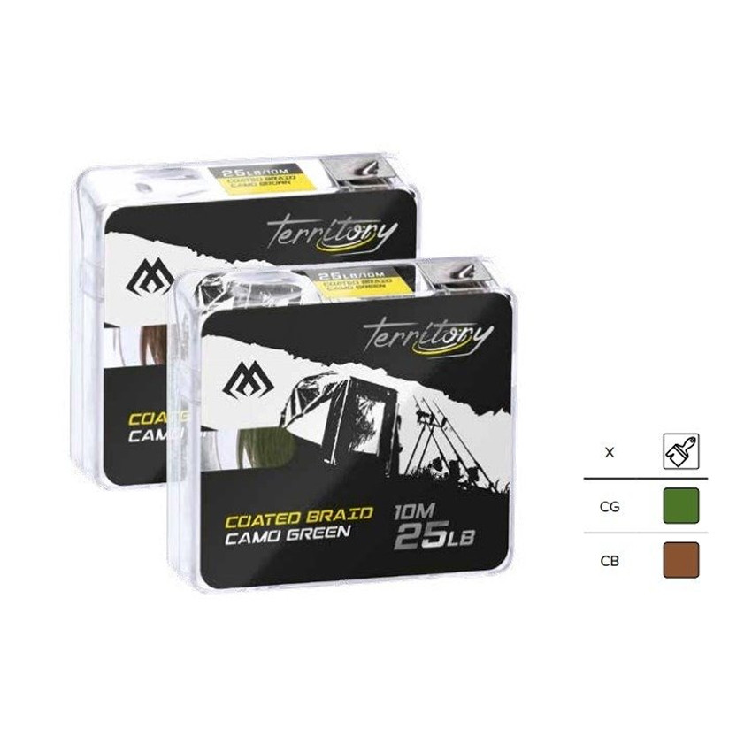 Šňůra MIKADO Coated Braid Camo Brown, nosnost 25lb