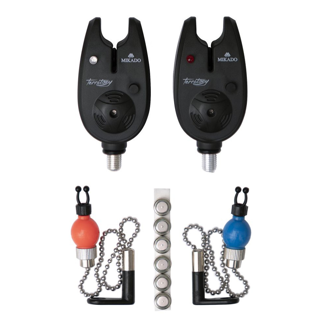 ET = 2x MIKADO Territory Bait Indicator + 2x swinger Hanger