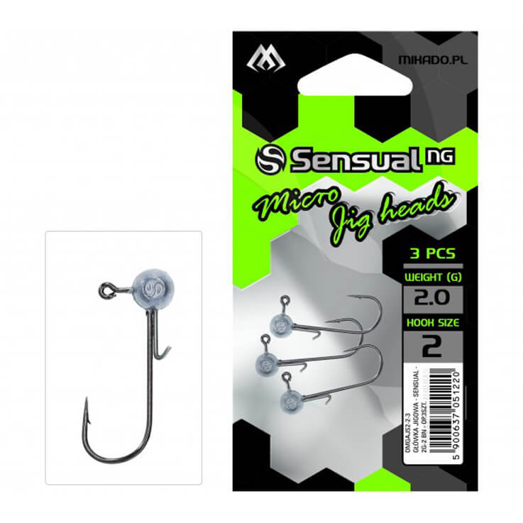 Jig MIKADO Sensual Micro Jig Head vel. 8, hmotnost 1 g