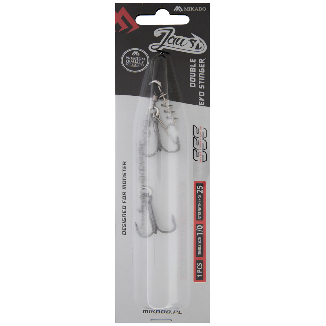 Montáž MIKADO Jaws Double Evo Stinger
