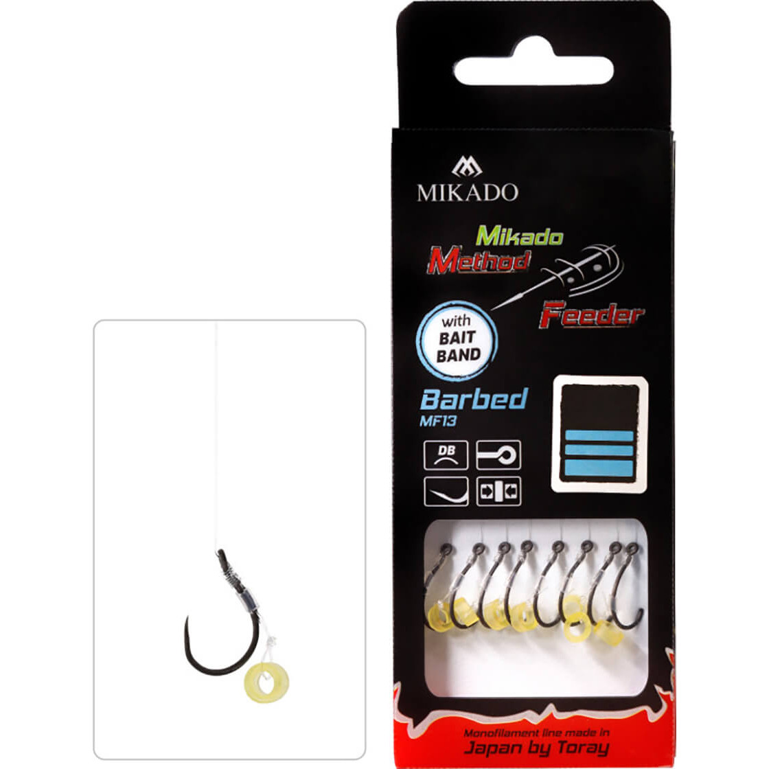 Návazec MIKADO Method Feeder Rig s gumkou vel. 6, průměr 0,28 mm
