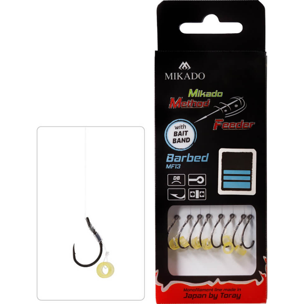 Návazec MIKADO Method Feeder Rig s gumičkou vel. 10, průměr 0,23 mm